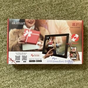 Brand new unused akimart 10.1 inch Wi-Fi digital photo frame